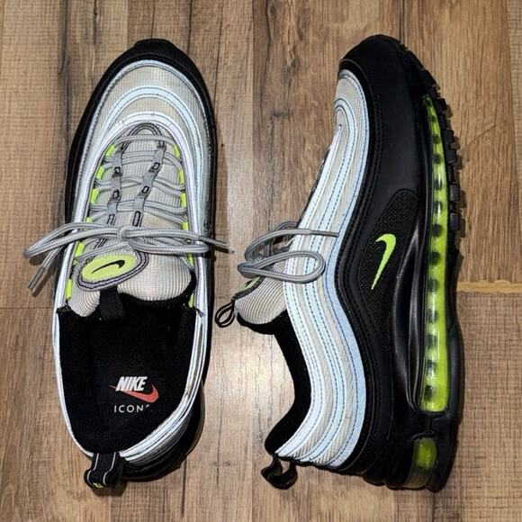 Nike Air Max 97 Icons Neon Black Volt Pure Platinum main image 4